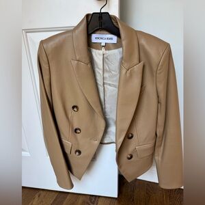 Veronica Beard Faux Leather Women's Blazer